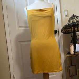 Yellow Slip Dress